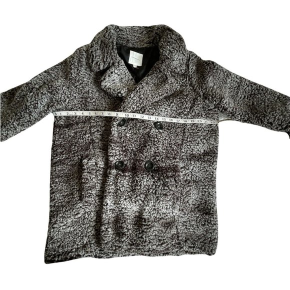 🌹NWT Women’s Jacket Size M THREAD & SUPPLY Sherpa double-breasted - Picture 11 of 11